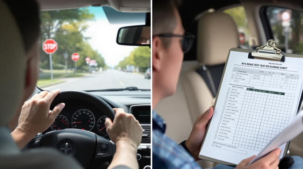 NY Road Test Point System